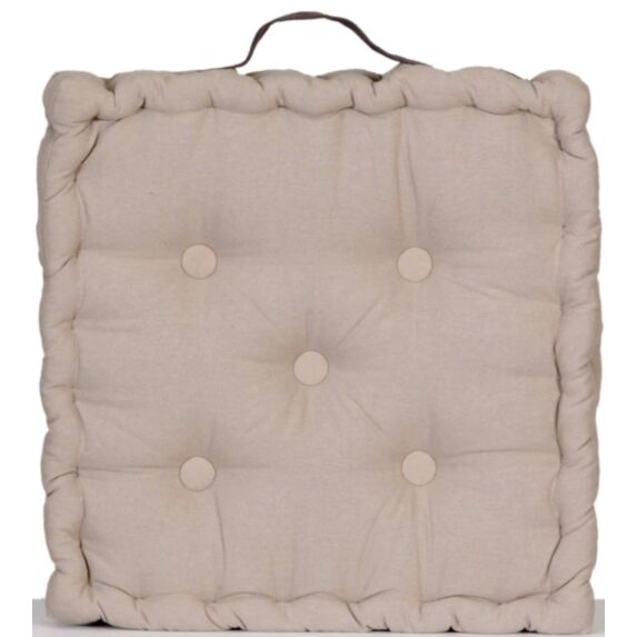 Coussin de sol carré 40x40 cms atmosphère/anthracite