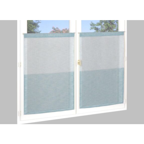 Paire de vitrages 60x120cm céladon - DYLREV