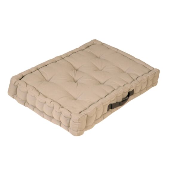 Coussin de sol carré 60x40cm atmosphère/anthracite