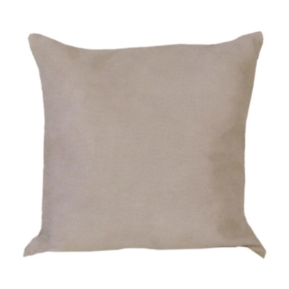 Coussin Polyester Déhoussable 45x45cm Beige