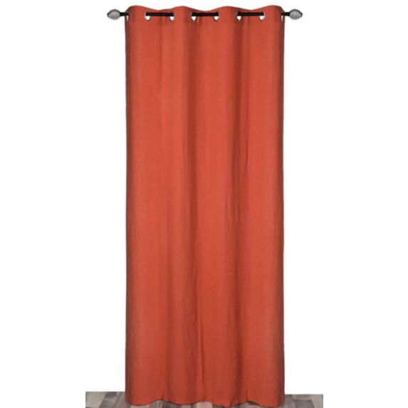 Rideau gaze de coton terracota 130x240cm