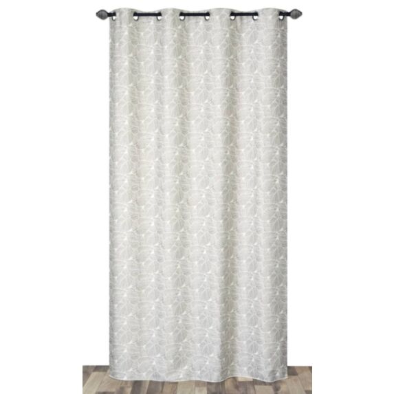 Rideau lourd jacquard gris 140x240cm - DYLREV