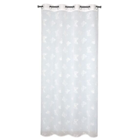 Voilage Papillon blanc 140x240cm - DYLREV
