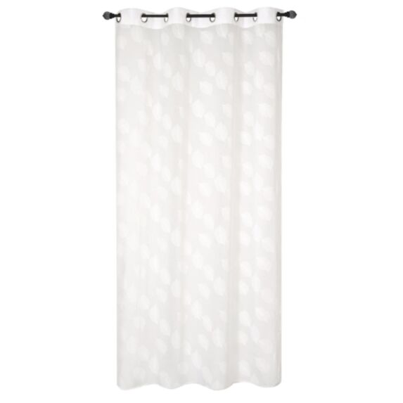Voilage Impression Gomme Blanc 140x240cm - DYLREV