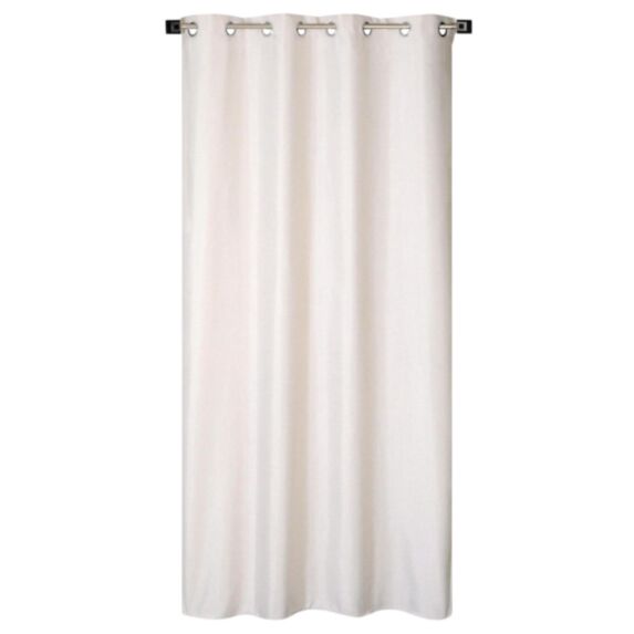 Rideau toile isolant thermique polyester 140x240cm beige - DYLREV
