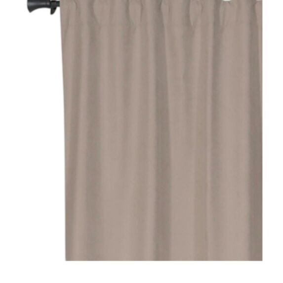Rideau Suede isolant thermique 140x240cm gris - DYLREV