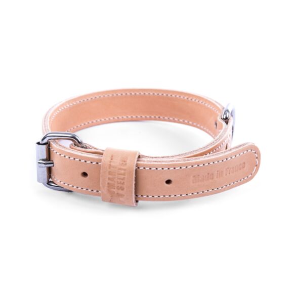Collier double ep 30/65 beige