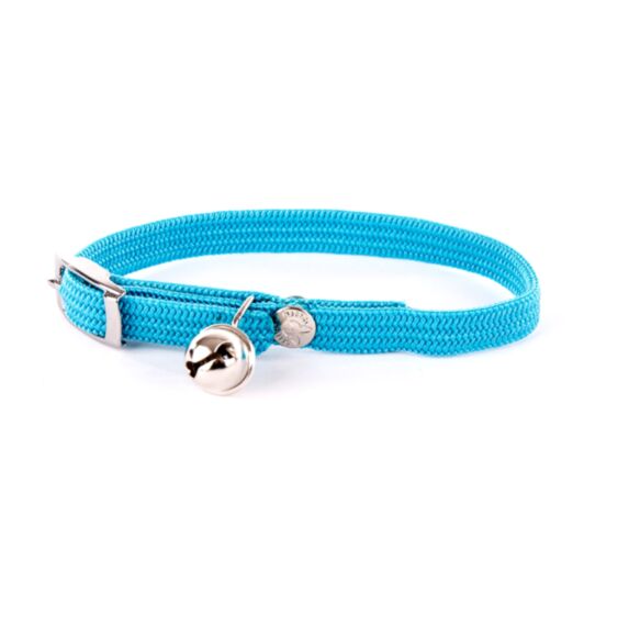 Collier chat nylon el 10/30 turquoise