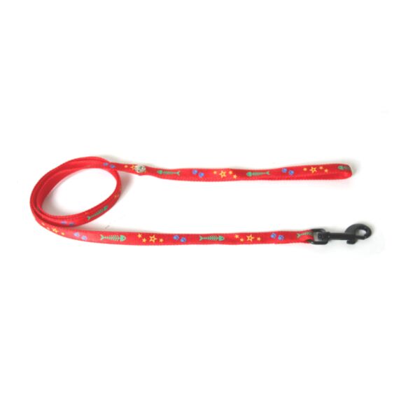 Laisse fish star 10-100 rouge