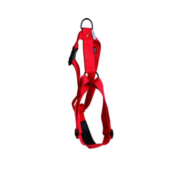 Harnais nylon réglable 40/90-110 rouge