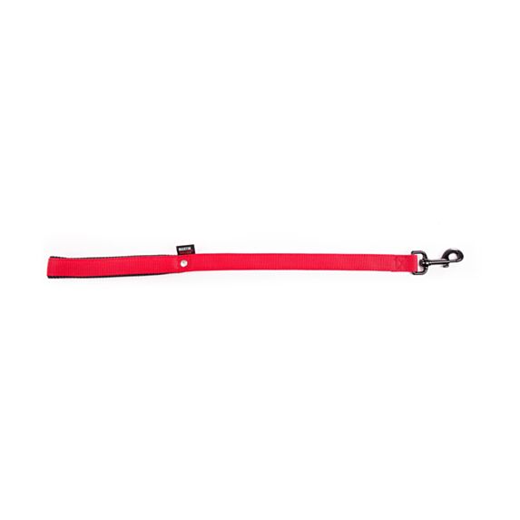Laisse nylon doublé 25-60 rouge