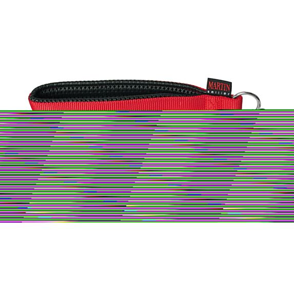 Laisse chaîne forte uni25 rouge