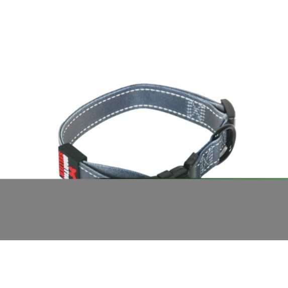 Collier nylon réglable 25/45-65 gris