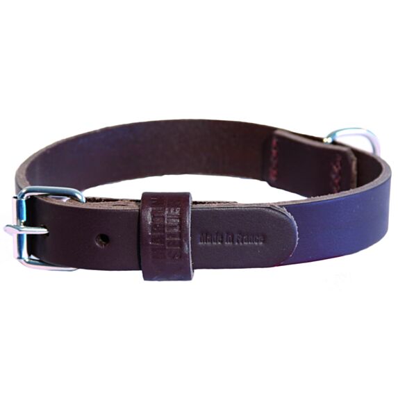 Collier bords ronds 30/60 cuir vachette