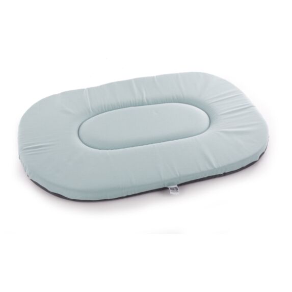 Coussin ovale plat 60cm marron