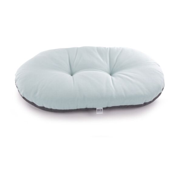 Coussin ovale ouatine 65cm marron