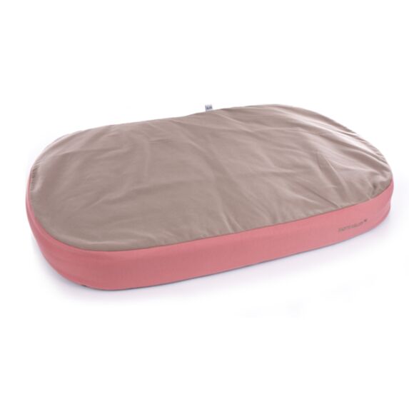 Coussin epais 80x58cm taupe/marron