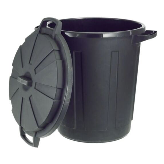 Poubelle immeuble Greenloop 80 L noir - MONDEX