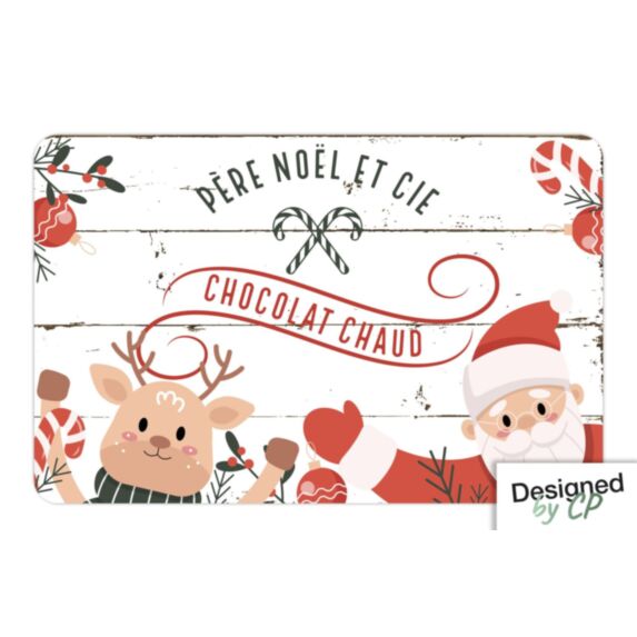 Set de table Chocolat chaud 45x30cm