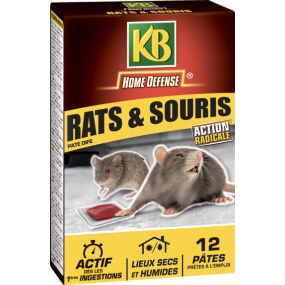 rats et souris pates 120g