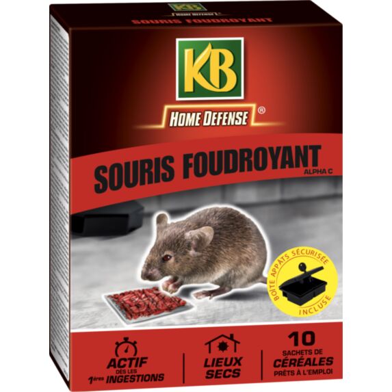 KB HOME DEFENSE Céréales Anti-Souris 100 g