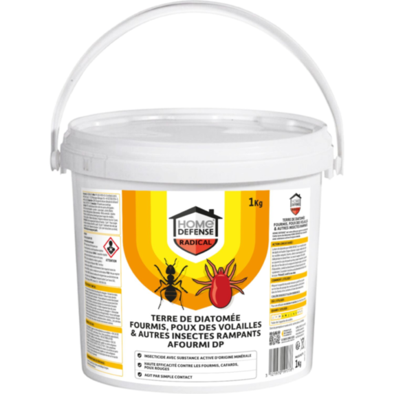 Insecticide anti-fourmis et rampants Terre de Diatomée 1kg - NATUREN