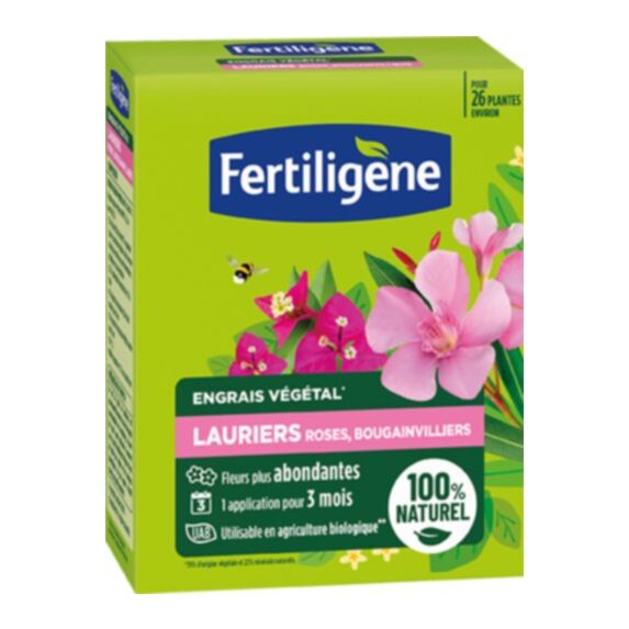 Engrais Végétal pour Lauriers Roses et Bougainvilliers UAB 650g - FERTILIGENE