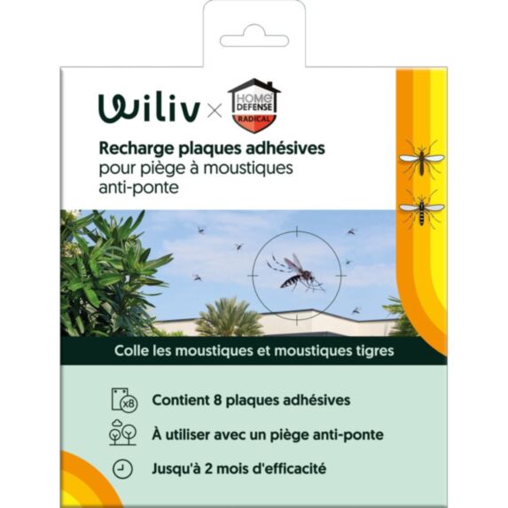 Recharge piège anti-ponte moustique x8 - HOME DEFENSE