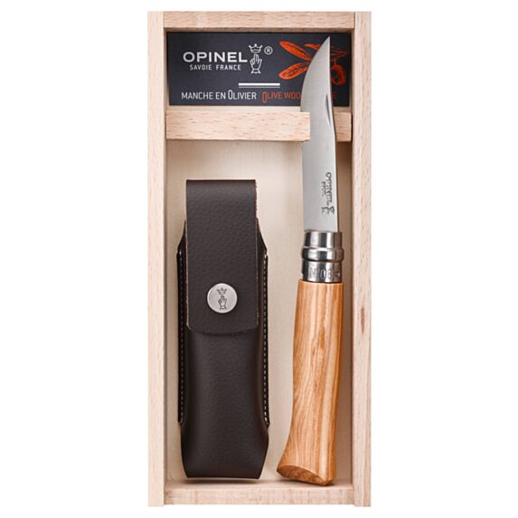 Plumier N°08 olivier avec étui - OPINEL