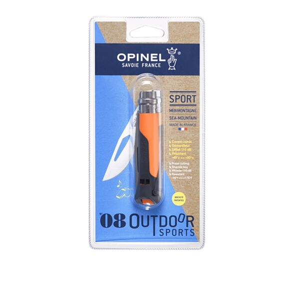 Couteau n°08 outdoor anthracite orange