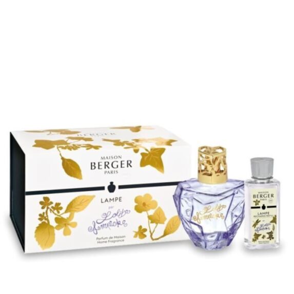 Coffret lampe avec recharge parme Lolita Lempicka 180mL - LAMPE BERGER