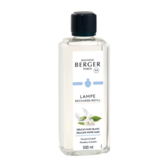 Recharge lampe de parfum Délicat musc 500 mL - MAISON BERGER