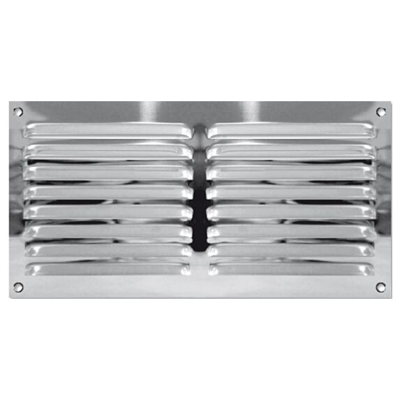 grille inox 200x100mm - sans moustiquaire - AUTOGYRE