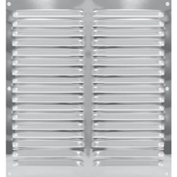 grille inox 200x200mm - sans moustiquaire - AUTOGYRE