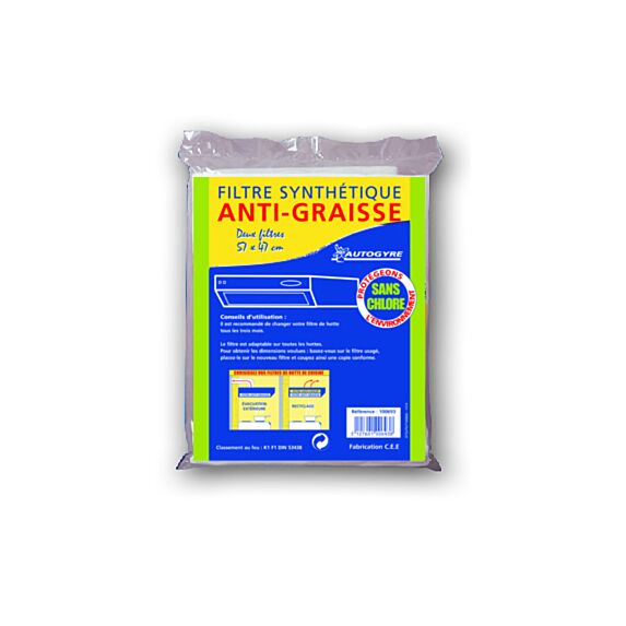 filtre hotte - anti-graisse - AUTOGYRE