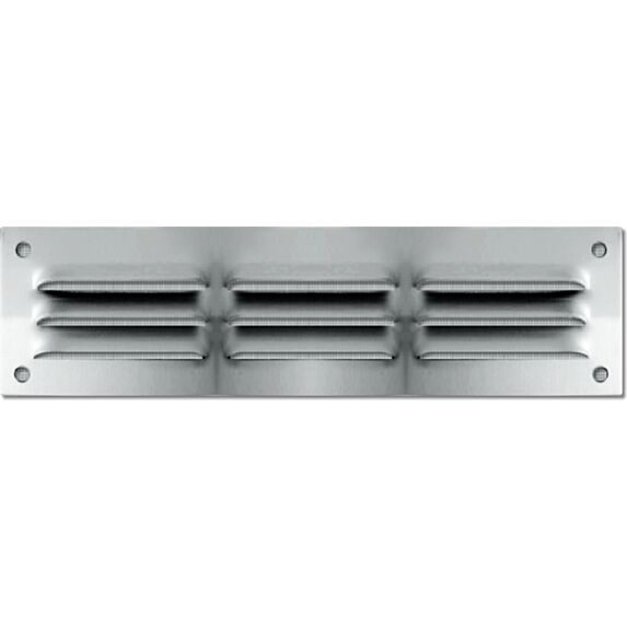 grille aluminium 180x50mm - avec moustiquaire - AUTOGYRE