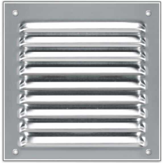 grille aluminium 150x150mm - avec moustiquaire - AUTOGYRE