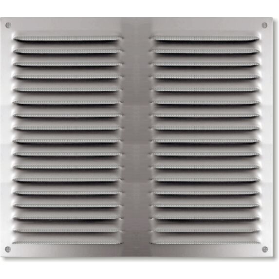 grille aluminium 200x200mm - avec moustiquaire - AUTOGYRE
