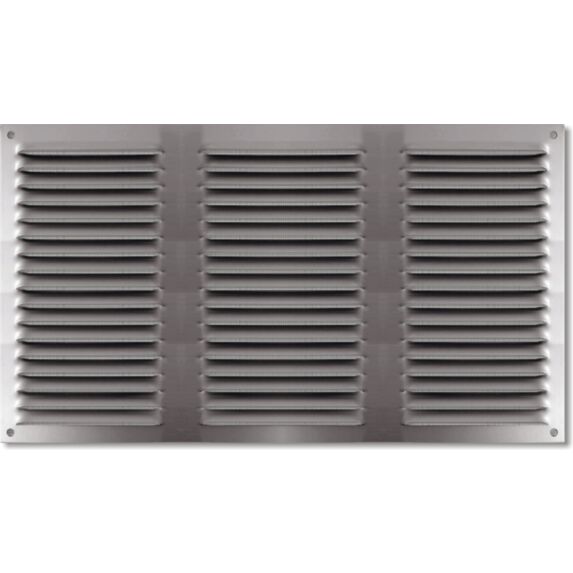 grille aluminium 300x200mm - avec moustiquaire - AUTOGYRE