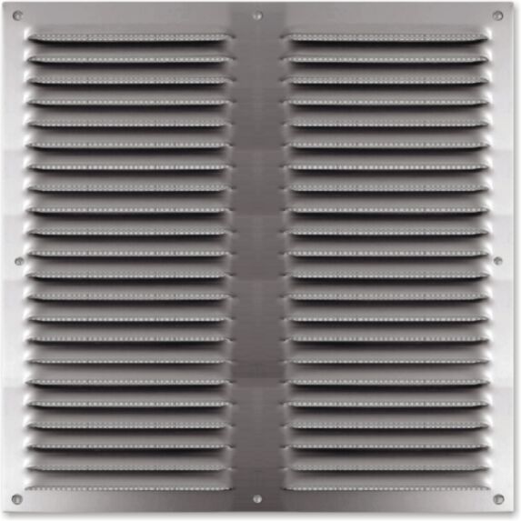 grille aluminium 250x250mm - avec moustiquaire - AUTOGYRE