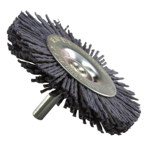 Brosse circulaire fil nylon bleu pour bois ø100mm