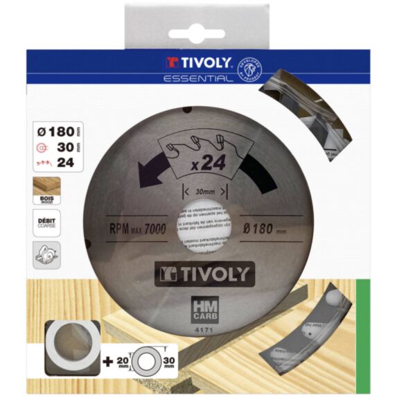 Lame scie sauteuse 24 dents Ø18cm - TIVOLY