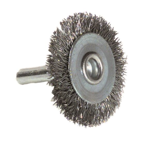 Brosse circulaire fil acier ondulé /métal ø100mm