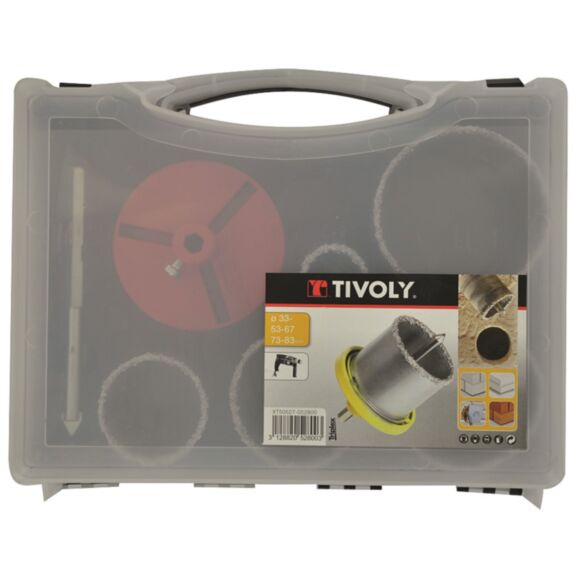 Malette Scies Cloches Carbure HM 7 pièces - TIVOLY