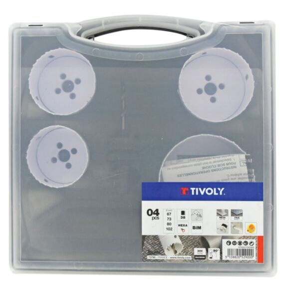 Malette scies cloches bi-métal 5 pces