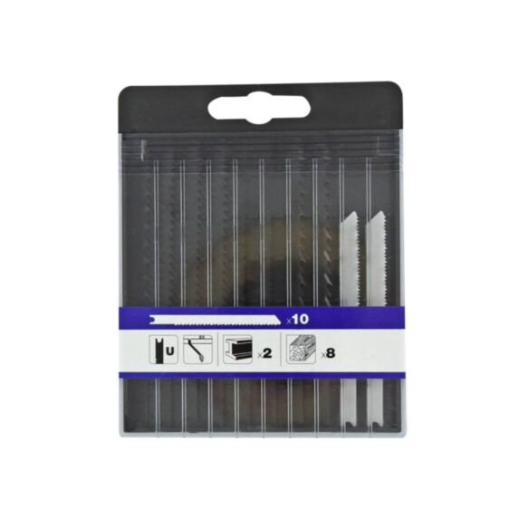 10 lames de scie sauteuse U pour bois/métaux non ferreux - TIVOLY