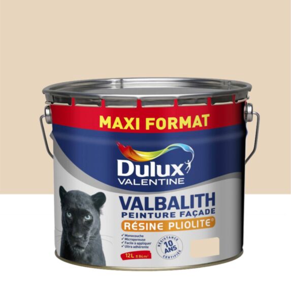 Peinture Façade Valbalith Ton Pierre Mat 12L - DULUX VALENTINE