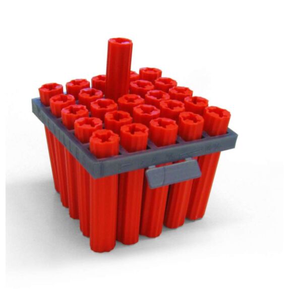 25 Chevilles Grille Matériaux Pleins Ø10x50mm Orange - RED HEAD