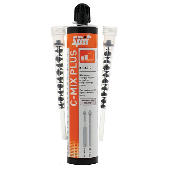 Résine C-MIX gris 300ml + buses - SPIT