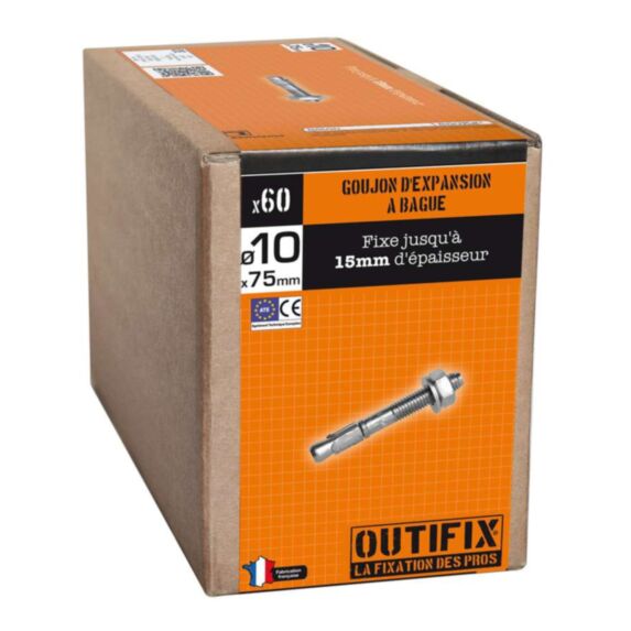 60 Goujon à Béton Ø10x75mm  - RED HEAD